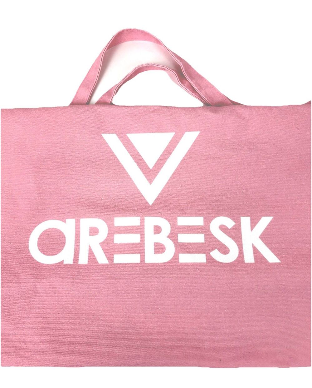 Arebesk Pink Oversize Canvas Tote for Gym, Beach, Pilates, Travel. XXL EUC
